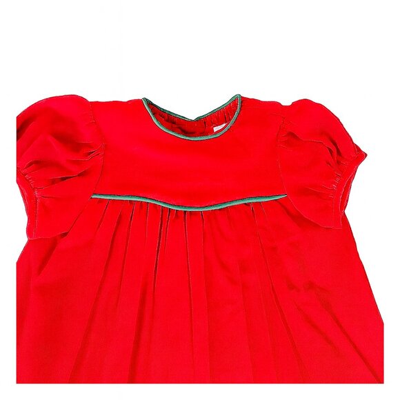 Funtasia Too Red Christmas Dress w/ Puff Sleeves | 24 Months - Picture 5 of 5